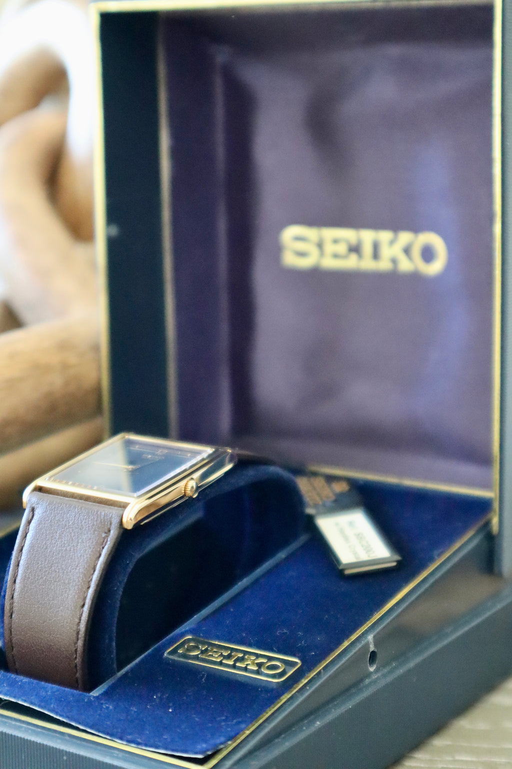 Seiko Chocolate Dial ‘Tank’